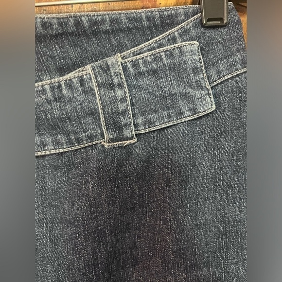 Vintage Y2K Tommy Hilfiger high rise flare belted denim size 4 - Picture 6 of 9
